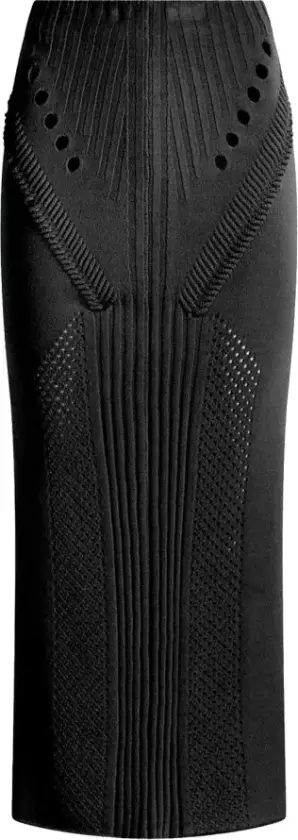 Dame, Skjørt, Svart, XS