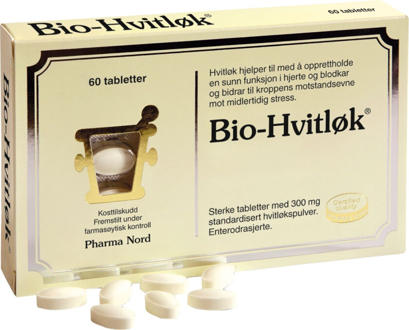Bio-Hvitløk tabletter, 60 stk.