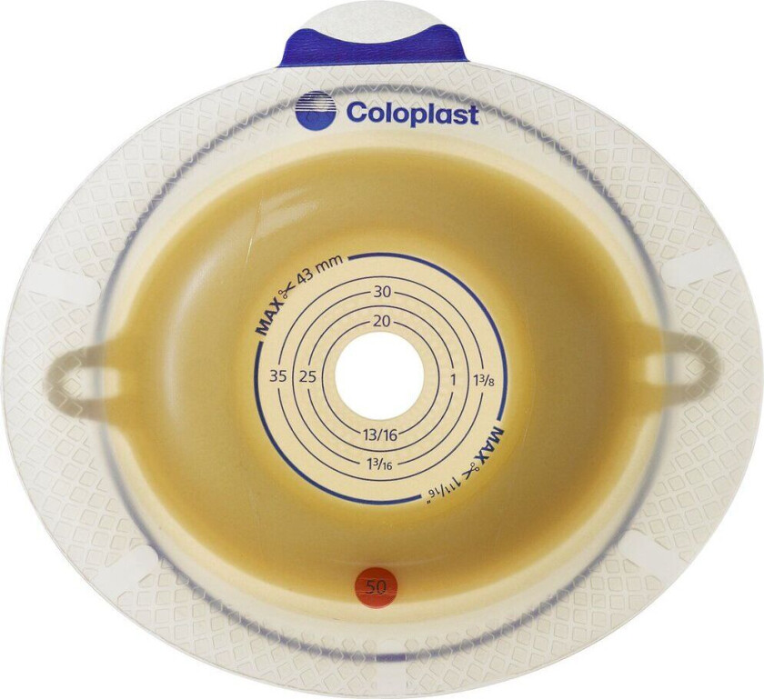Flex Xpro 2-delt hudplate med Convex Ligth, 11306, Ringstørrelse 50 mm, oppklippbar 15-43 mm, 10 stk.