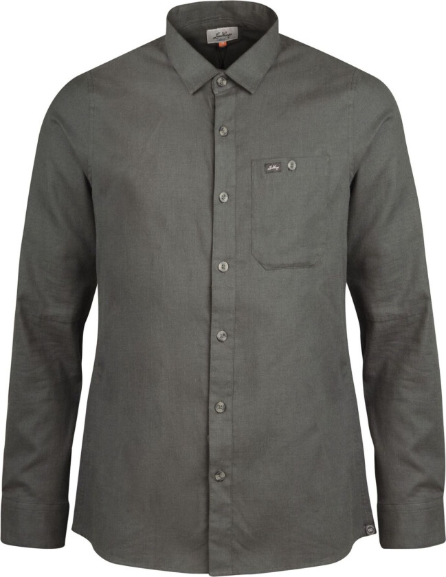 Ekren Solid Ms LS Shirt, skjorte, herre, grønn