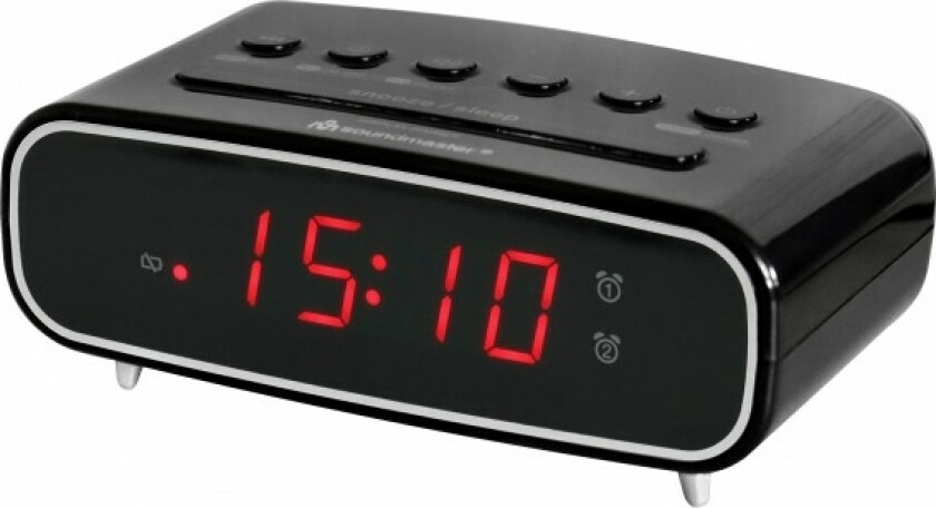 Ur111sw, Digital Vekkerklokke, Fm, Pll, Led, Dc/Batteri, Cr2032, 5 V