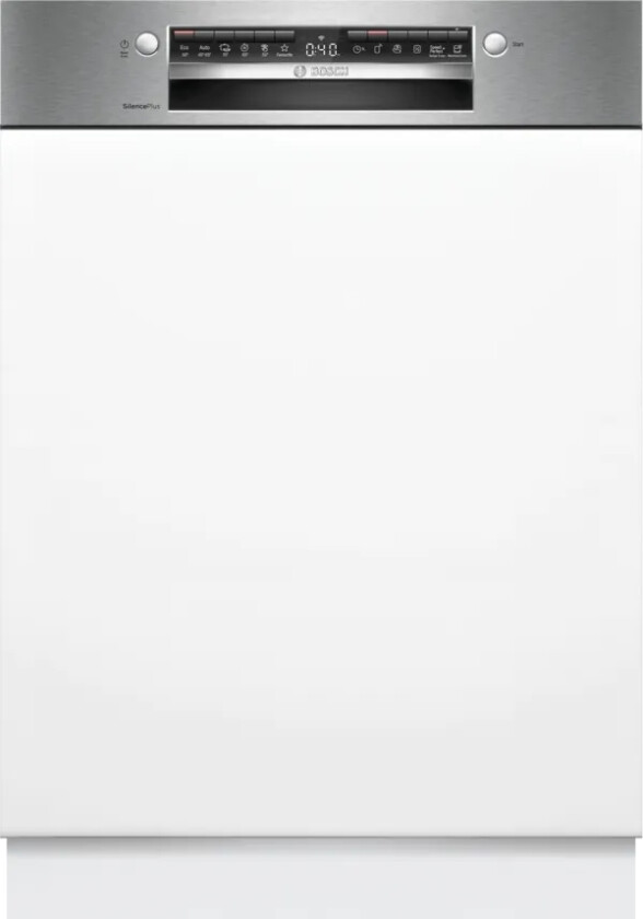 Serie 4 Smi4ets08e, Halvveis Innebygget, Full Størrelse (60 Cm), Rustfritt Stål, Knapper, 1,75 M, 1,65 M