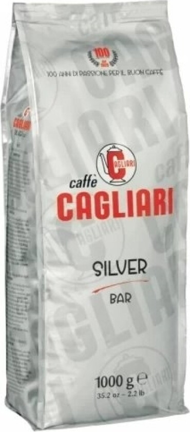 Cagliari Kaffebønner, 1 Kg Silverbar