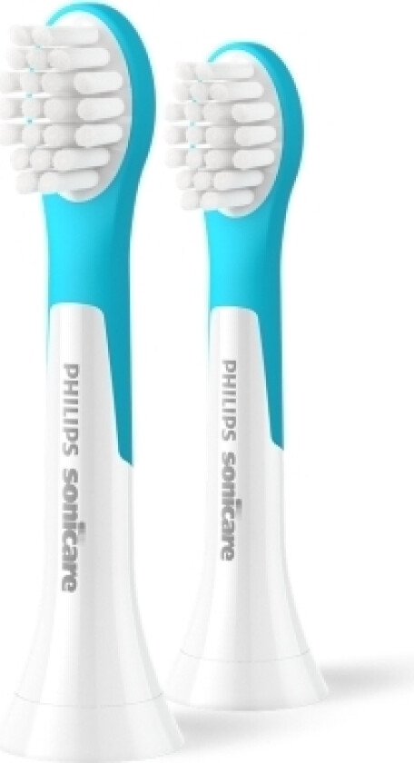 Sonicare For Kids For Kids Hx6032/90 Dobbeltpakning, Børstehoder, 2 Stykker, Blå, Hvit, 3 Måned(Er), Soft (Myk)