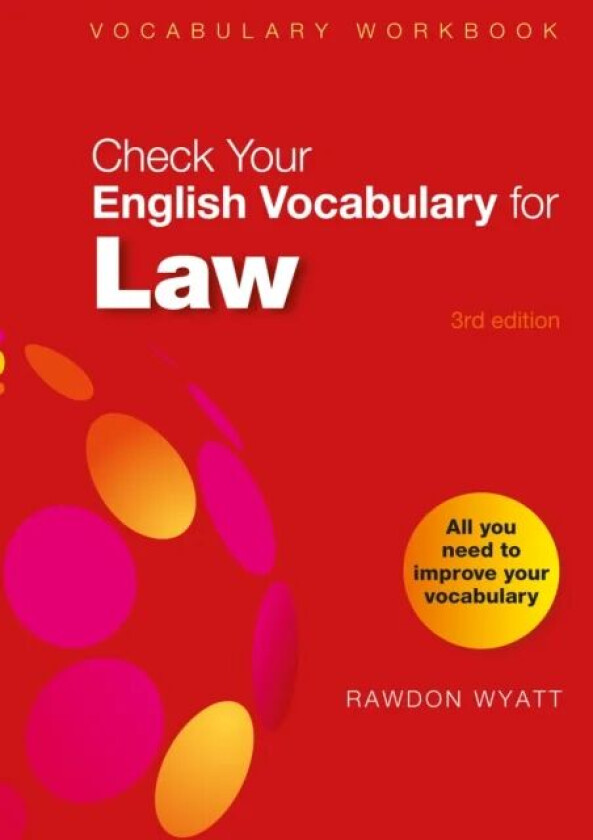 Check Your English Vocabulary for Law av Rawdon Wyatt