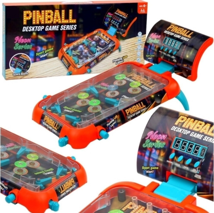 Qulki Flipper Pinball Arkadespill For Barn Pinbal Fliper Spillebord Led