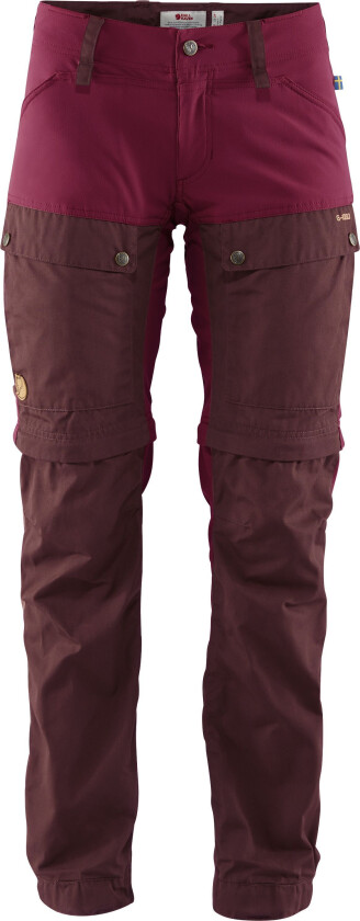 KEB GAITER TROUSERS W DARK GARNET-PLUM