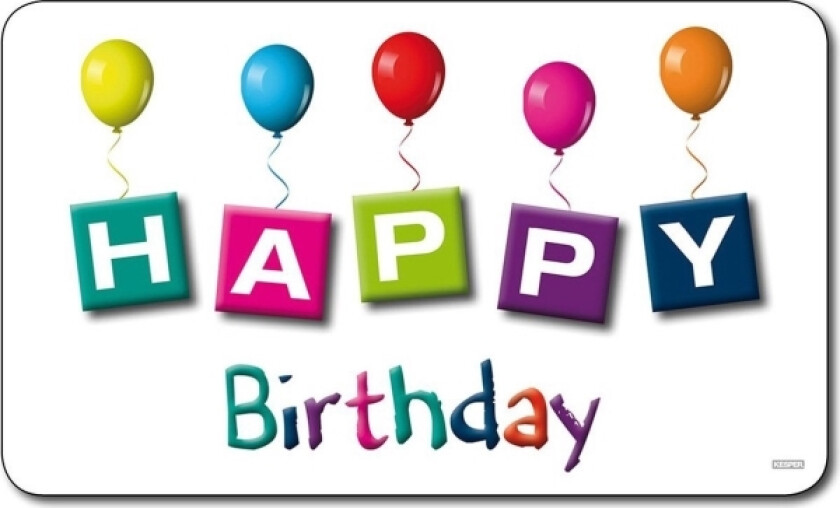 Kesper Skjærebrett Frokost Skjærebrett, Melamin, Gratulerer Med Dagen