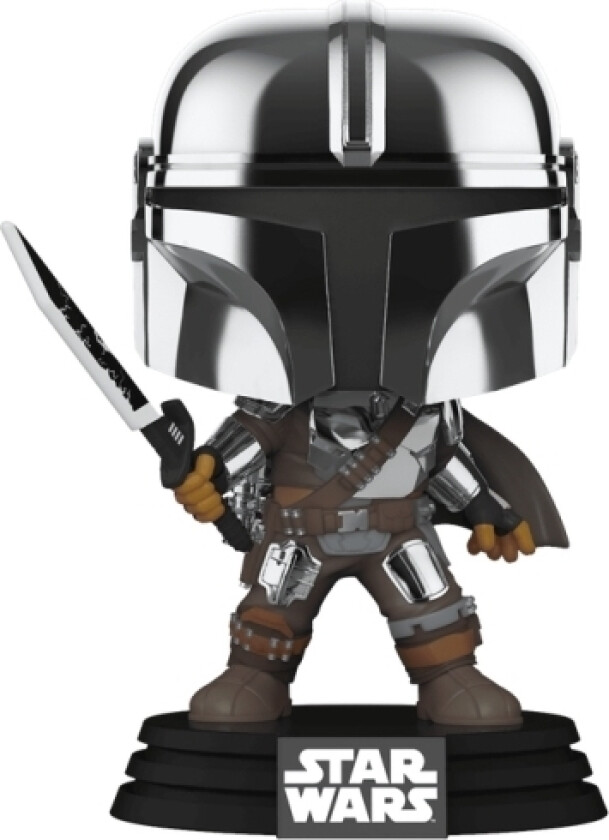Funko Pop! The Mandalorian With Dark Saber, Samlefigur, Manga Og Anime