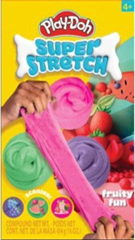 Play-Doh 3 Stack Jars - Super Stretch Fruity Fun