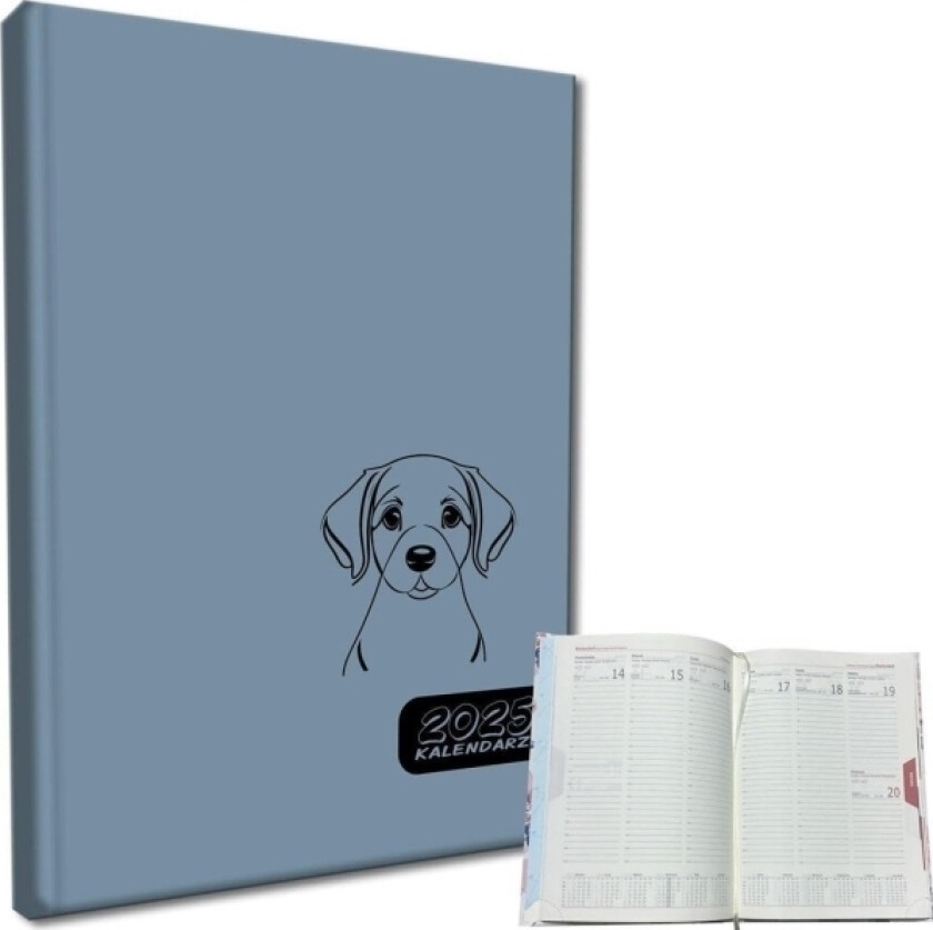 Kalender 2025 A5 Ukentlig Labrador