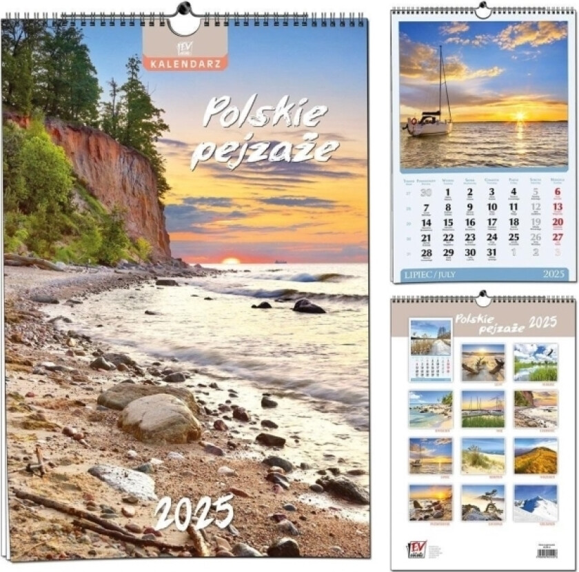 Kalender 2025 13 Plater B3 Polske Landskap