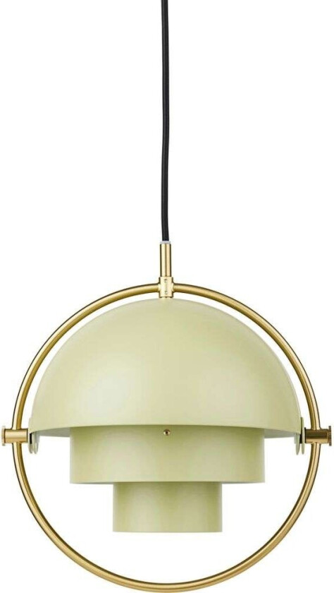 Multi-Lite taklampe small Brass-desert sage