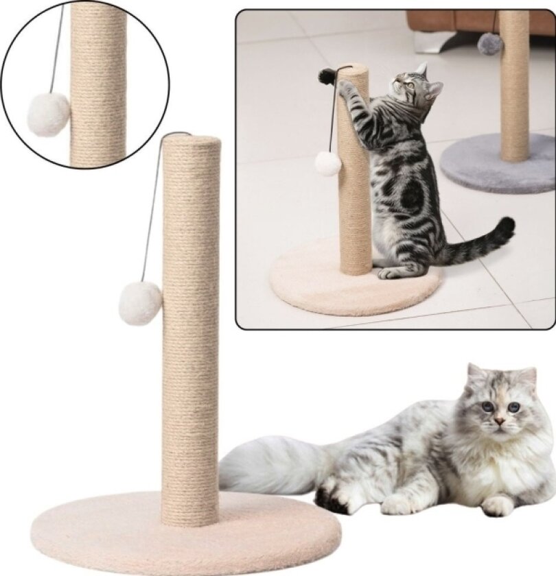 Bilde av Nobleza Lean Cat Scratcher Scratching Post Boktas 40 Cm X 30 Cm Smlio Spalvos