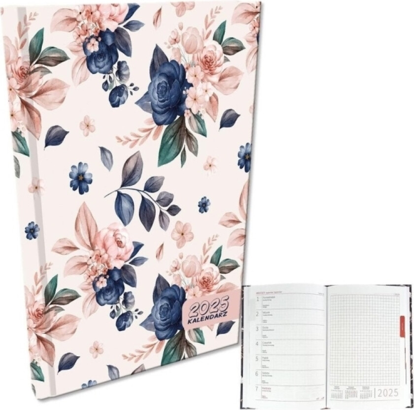 Kalender 2025 A5 Ukens Roser