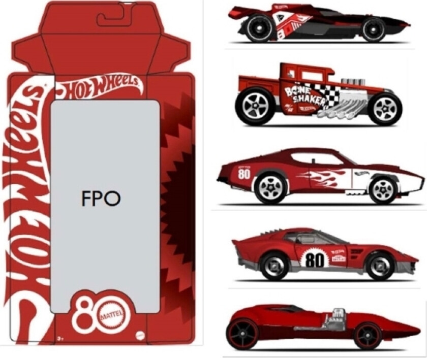 Basics Mattel 80Th 5 Pack