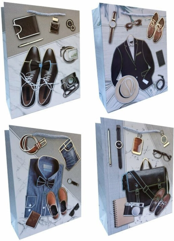 Ju-Piter Gavepose Herre 9854C 18X23x10cm P12, Pris For 1 Stk.