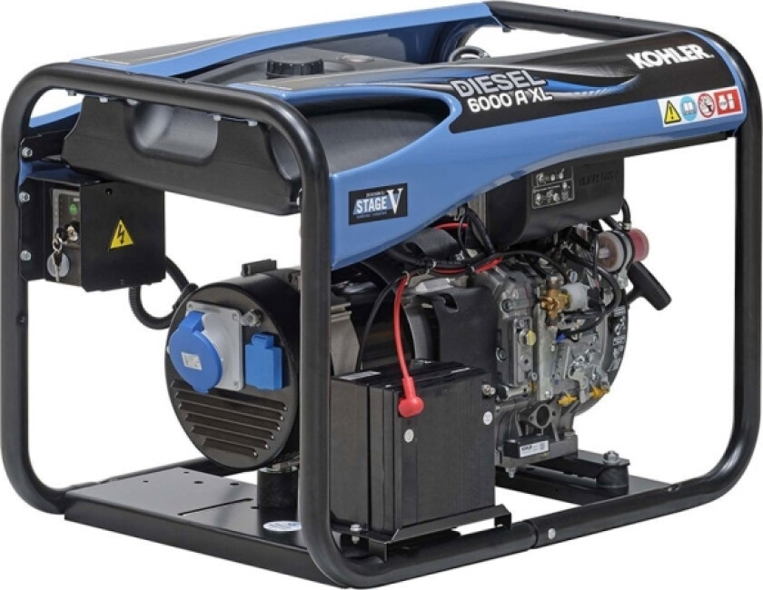 Elektrisk Generator Kohler Diesel 6000 A Xl C5