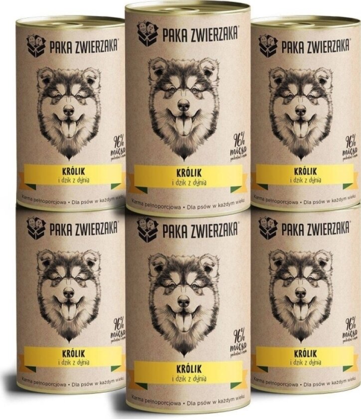 Pet Box Våtfôr - Kanin Og Villsvin Med Gresskar 400G