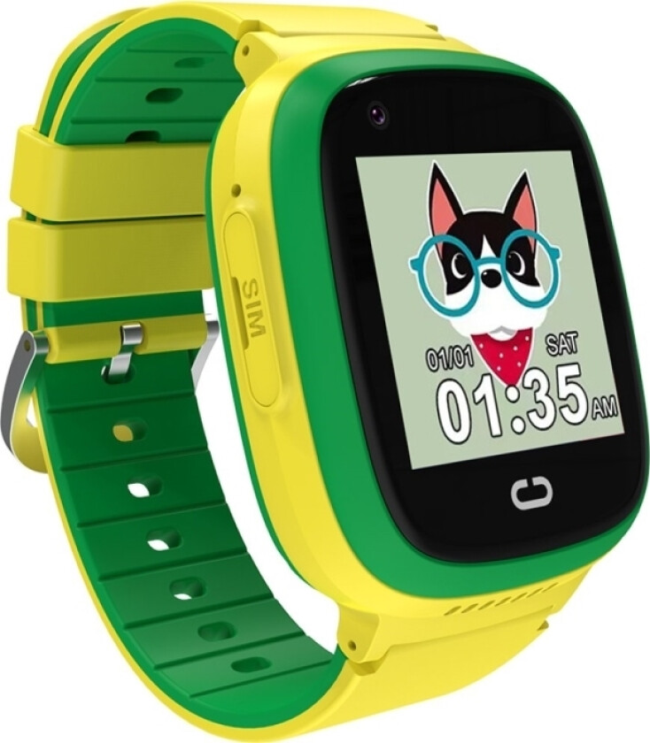 Smart Watch Canyon Kids Watch Sunny Kw-48 Video 4G Gps Spill Og Musikk Grønn