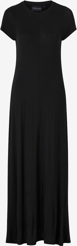 Flowy Jersey Maxikjole - Svart