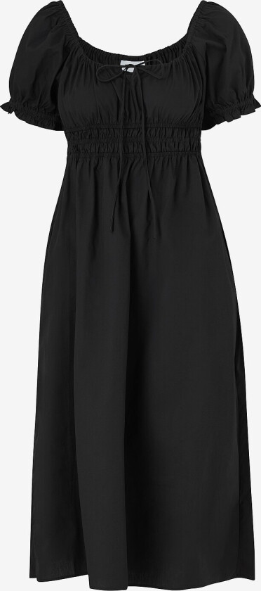 Kjole viVillas Midi Smock Dress - Svart