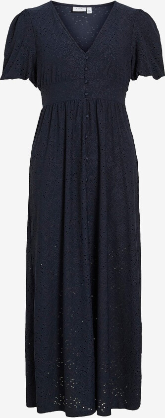 Maxikjole viKawa S/S Ankle Dress - Blå