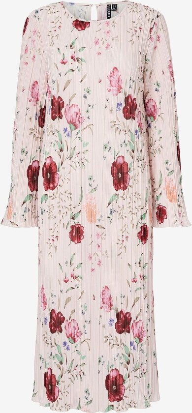 Kjole pcAmber LS Midi Dress - Rosa