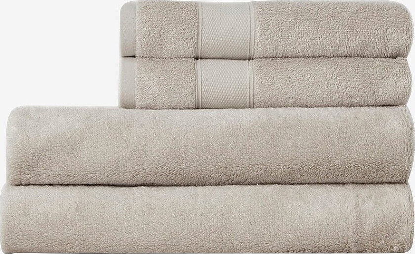 Håndkle Hotel Cotton/Modal/Mulberry Silk Towel - Grå