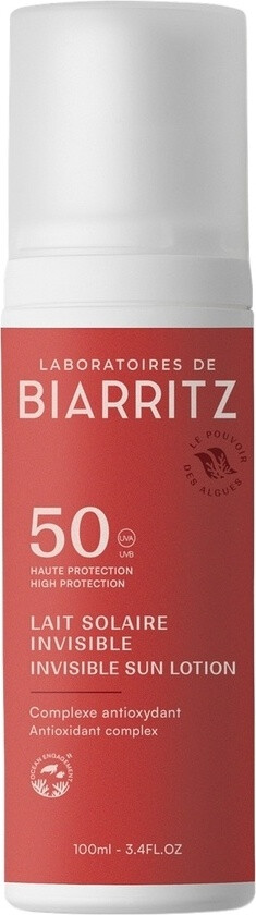Laboratoires De Biarritz Suncare Invisible Milk SPF50 100ml