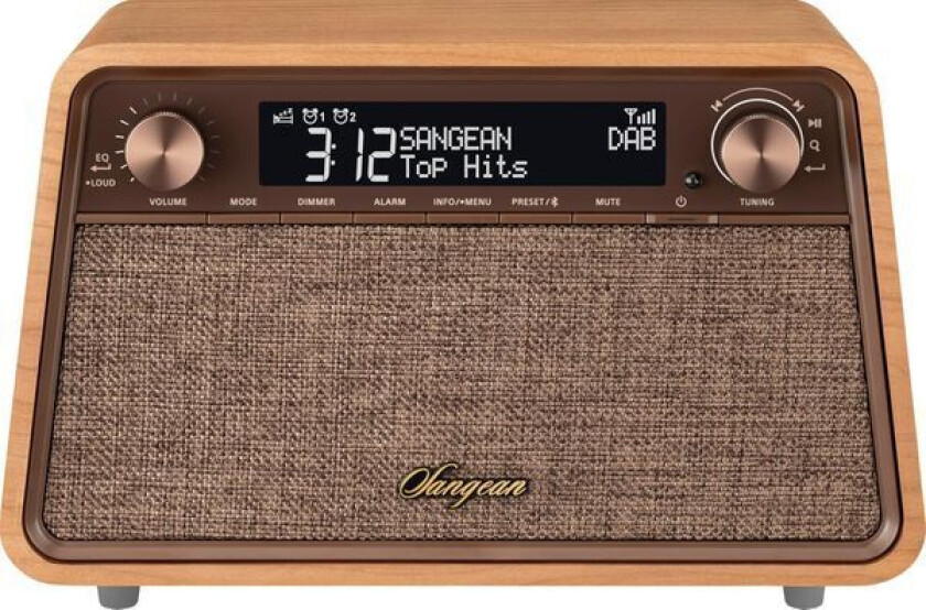 Beha Sangean Dab Radio Retro Wr201d Bt Trehvit 342012