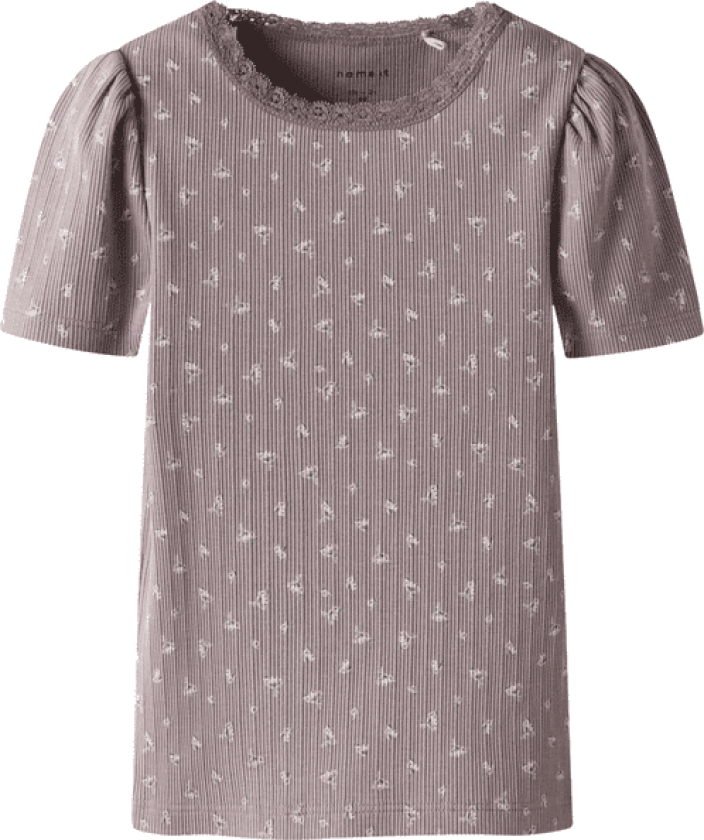 Name It Nmfhoise t-skjorte til småbarn, Purple Dove