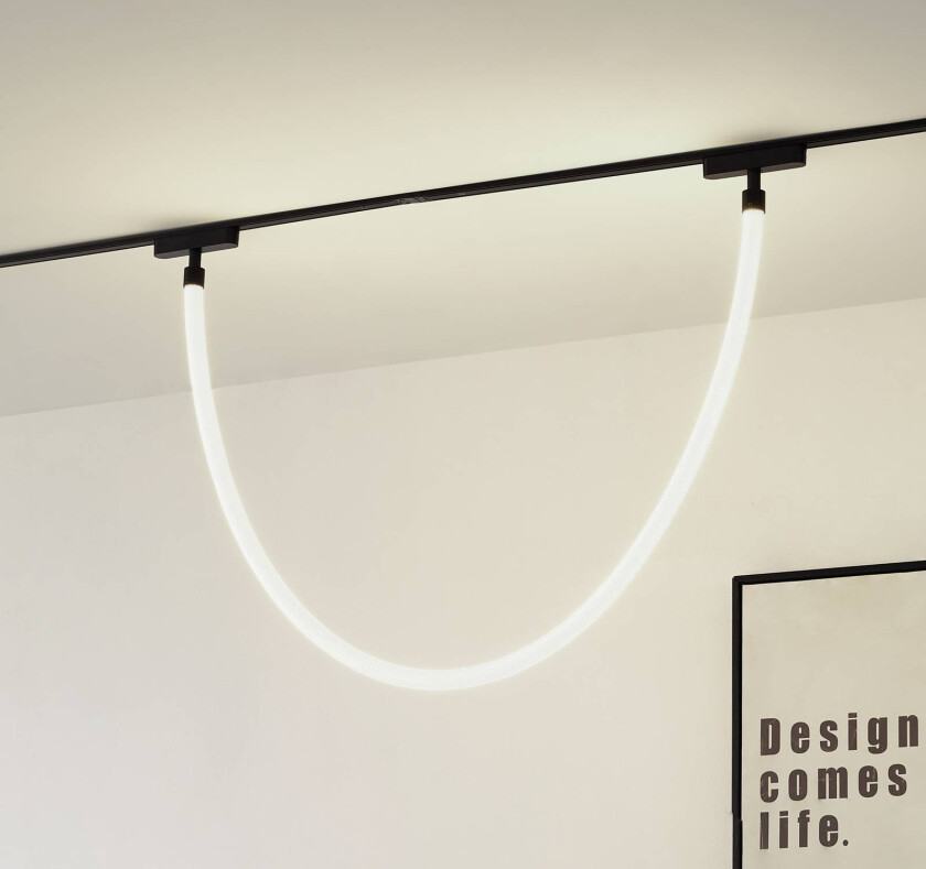 Lindby LED-lysslange Lumaro, lengde 150 cm, tekstil, 48V
