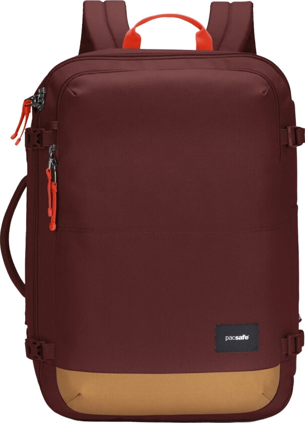 GO 34L anti-theft carryon backpack Garnet Red