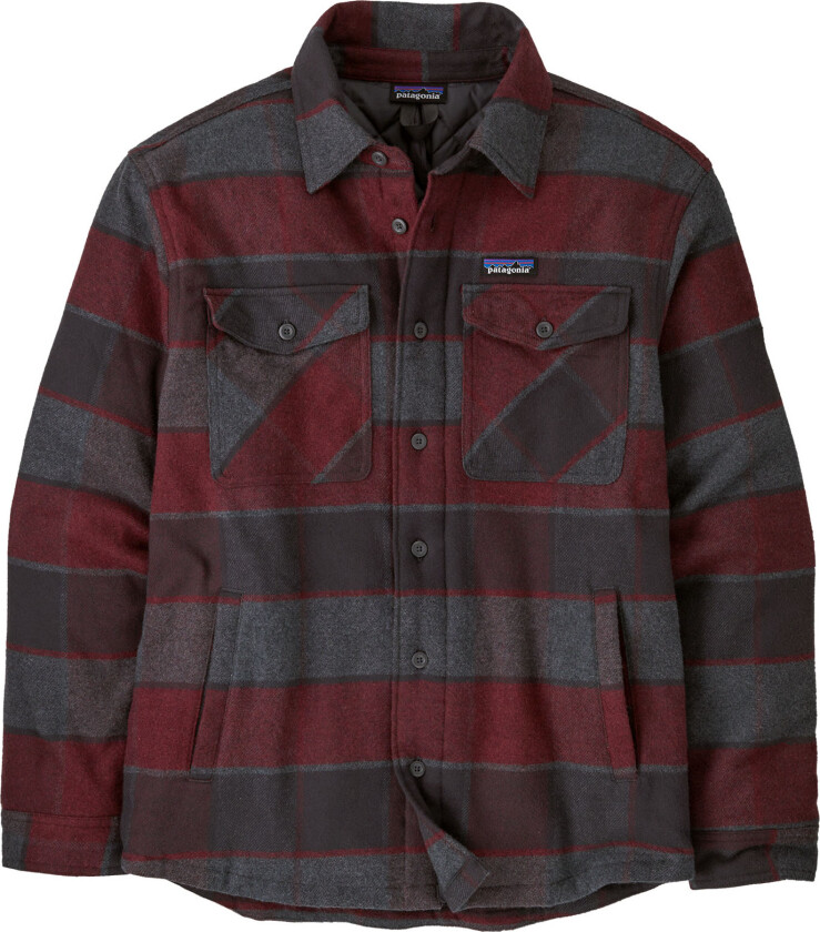 Bilde av Men's Lw Insulated Fjord Flannel Shirt William: Ink Black