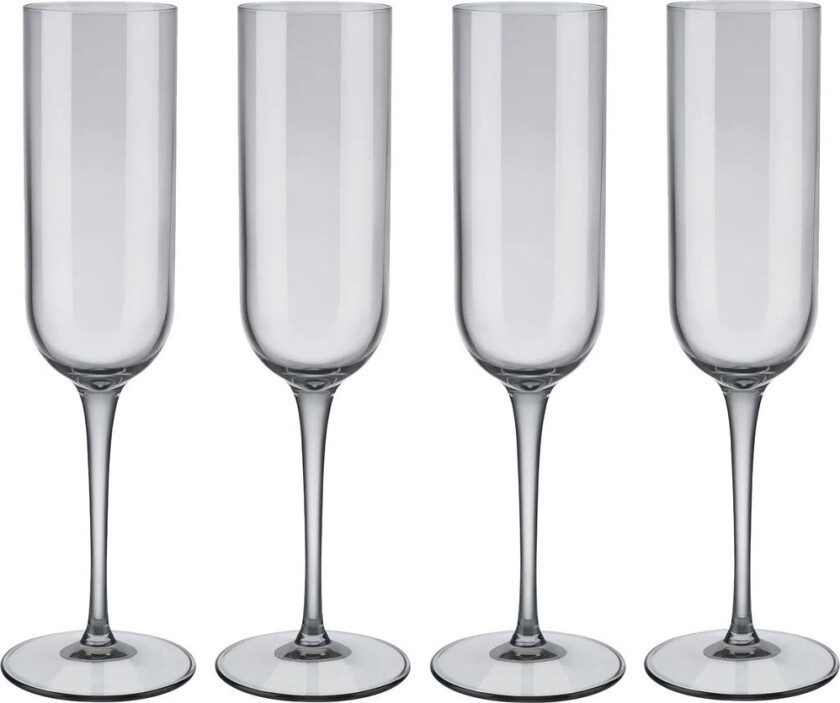 Fuum champagneglass 21 cl 4-pakning Smoke