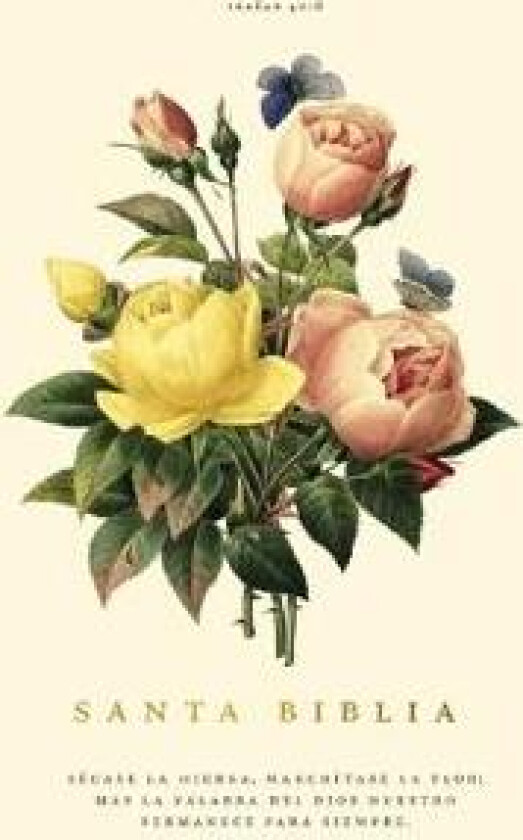 RVR60, Santa Biblia, Premio y Regalo, Tapa dura, Floral, Pal