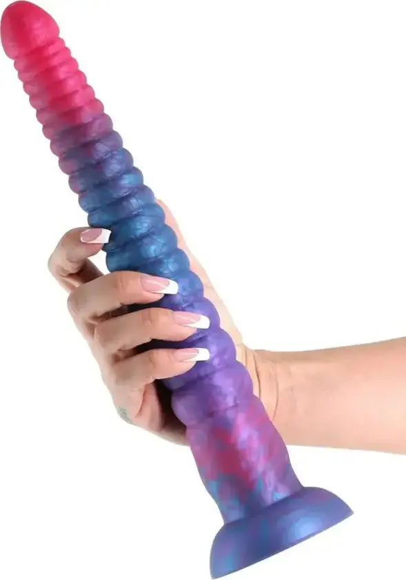 Colours Stacked Dildo Pink/Blue 30,5 cm