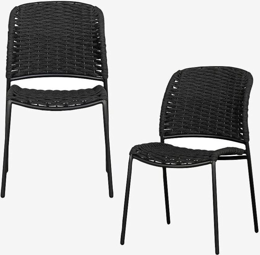 Hagestol Taku - sett med 2 stk., Svart