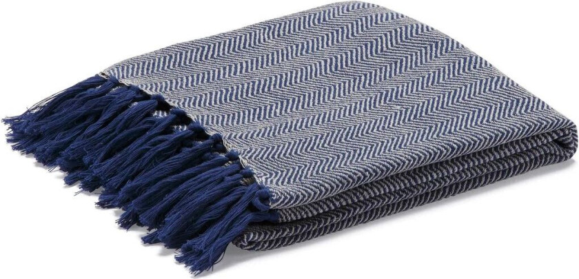 ETOL Design Fishbone pledd blå