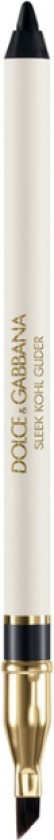 Dolce&Gabbana Sleek Glider matita occhi con pennellino colore 01 Total Black - True Black 1,2 g