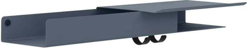 Folded platform hylle 62 x 5,4 cm Blue-Grey