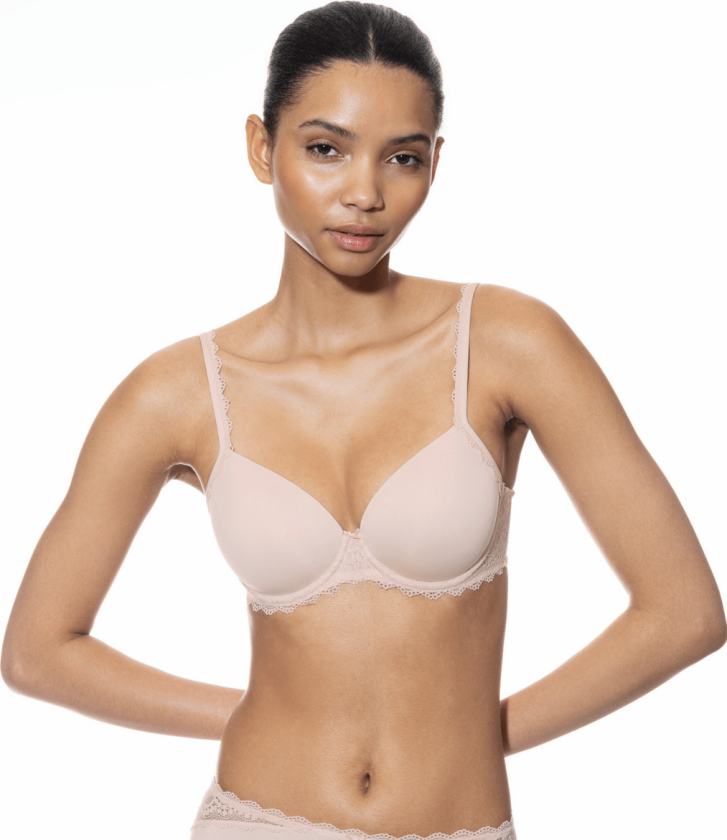 Amorous BH med spiler, beige, Størrelse: 75D, Kvinner