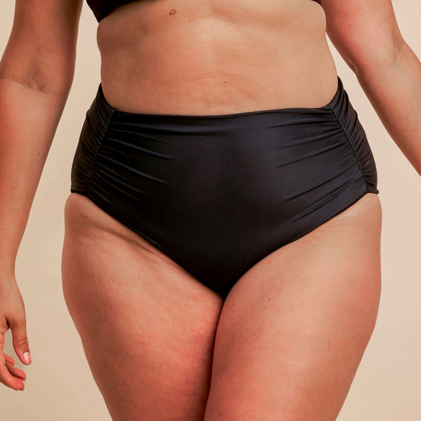 Strømningsperiode maxi bikinitruse, svart, Størrelse: M, Kvinner