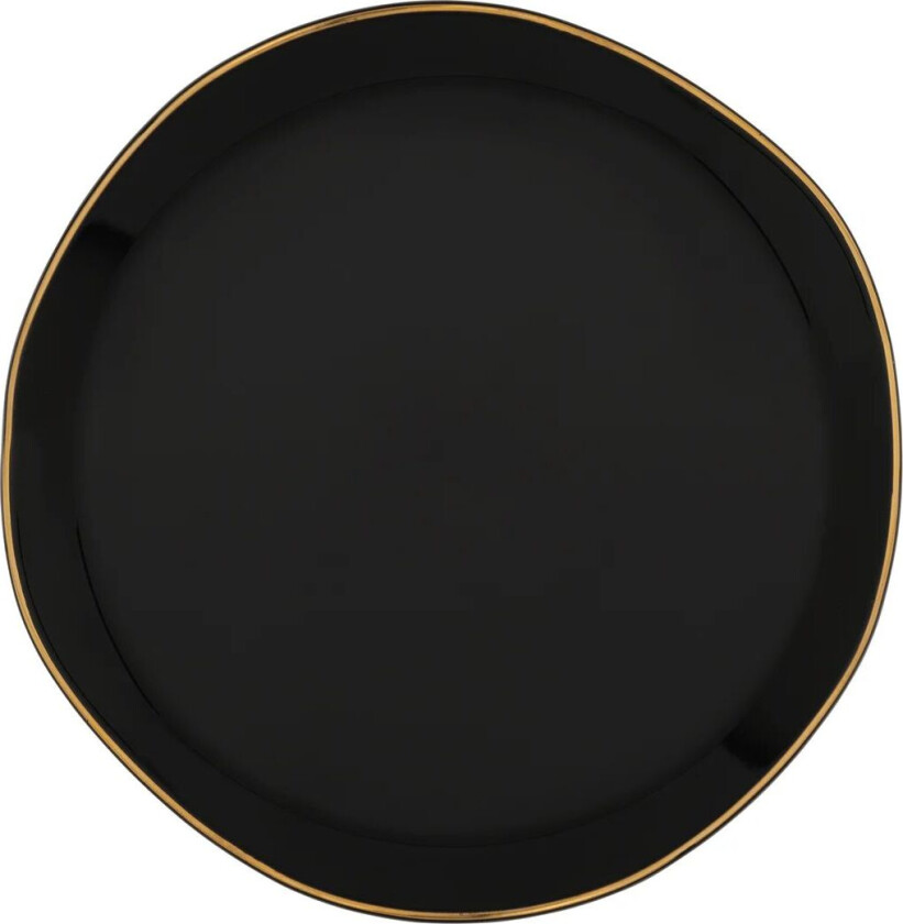 Good Morning tallerken 17 cm Black
