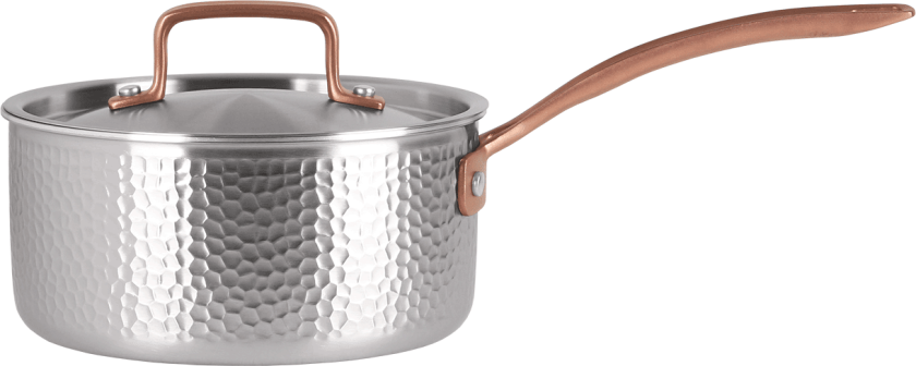 Kasserolle med lokk 18 cm / 2,3 liter - Rustfri