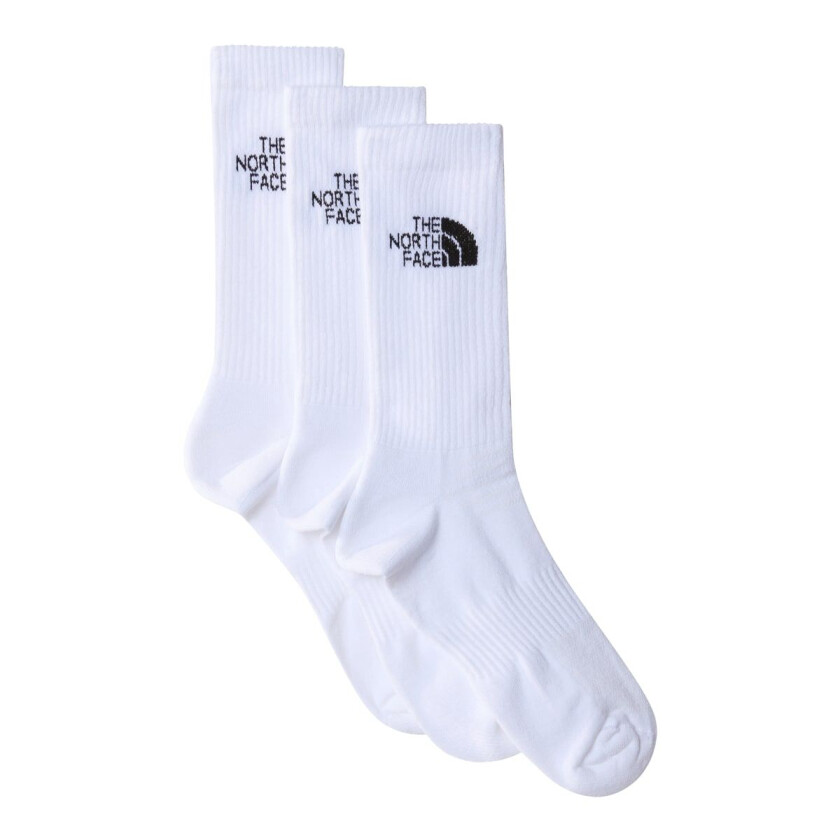 Multi Sport Cush Crew Sock 3p Tnf White M