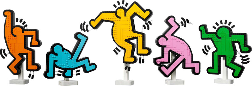Keith Harings dansende figurer