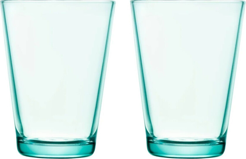 iittala Kartio vannglass 40 cl 2-stk. vanngrønn