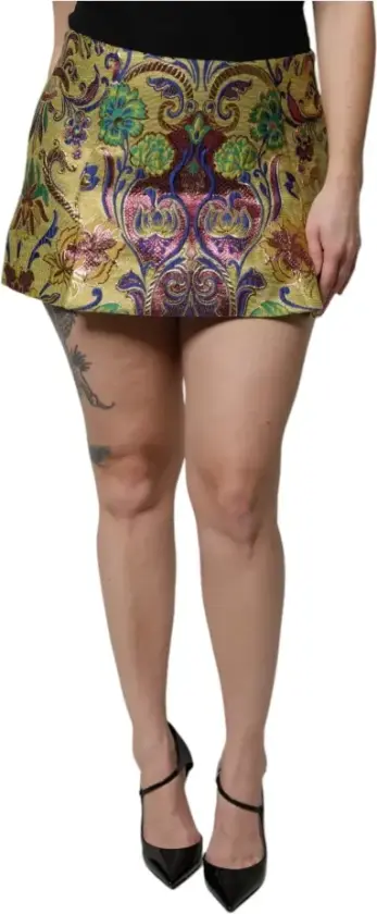 Dame, Skjørt, Flerfarget, L